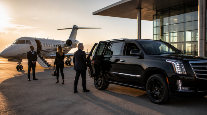 Black car service for Private jet travelers