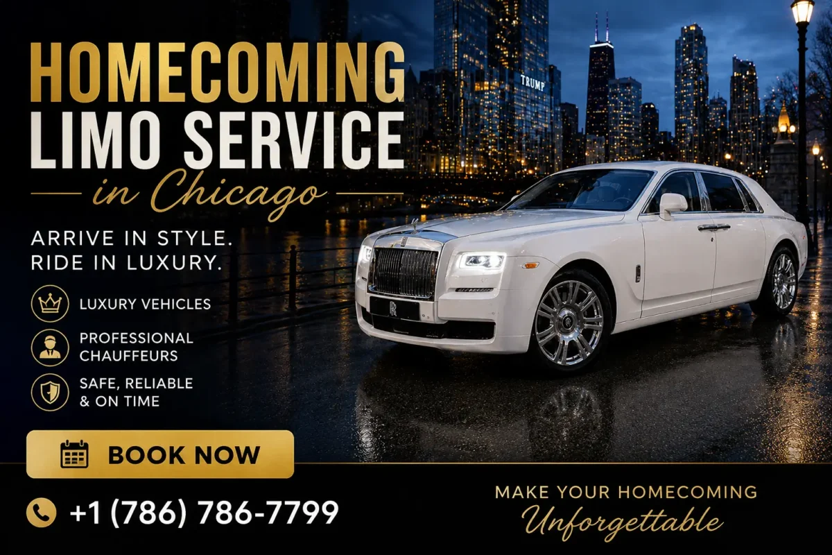 Homecoming limo rental service in Chicago and suburbs